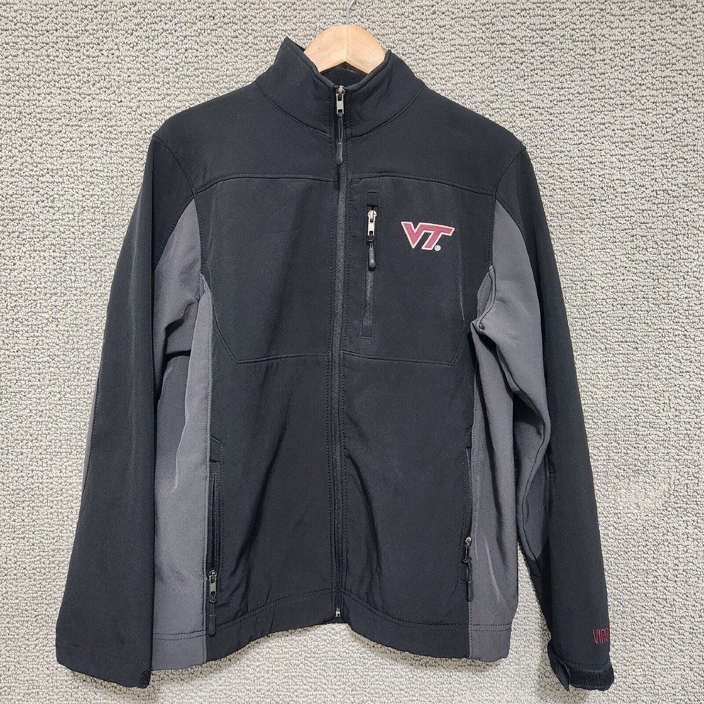 CAMPUS HERITAGE Virginia Tech Embroidered Logo Men's Windbreaker Jacket Size M